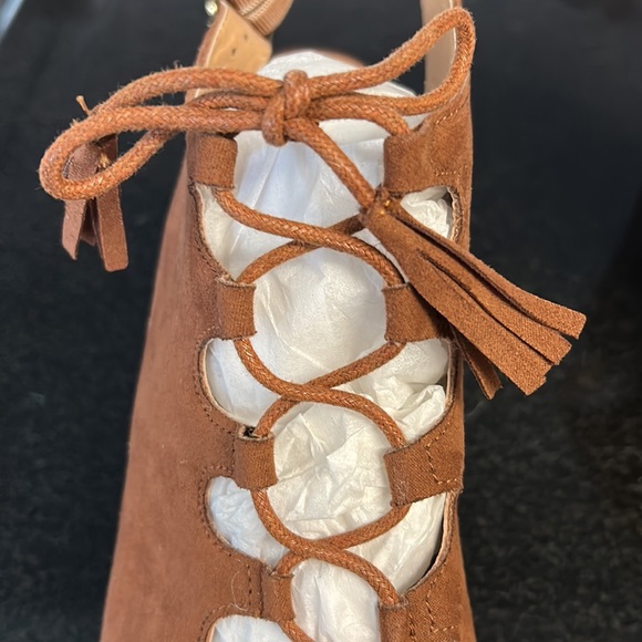 Faux Suede Wedges - Picture 3 of 10